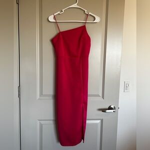 Asymmetrical Pink Short Dress